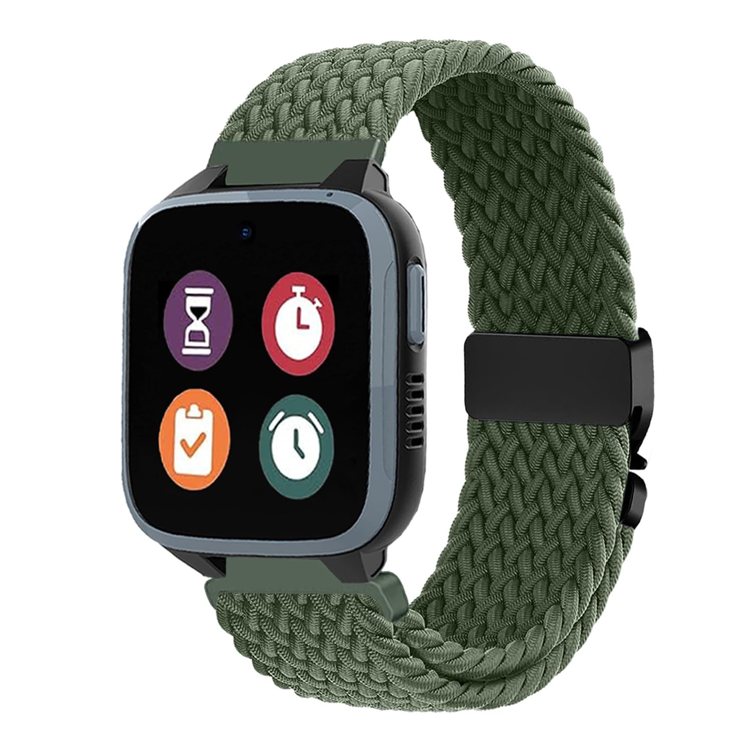 Aurrain 16MM Woven Nylon Watch Strap with XPLORA X5/X5 Play/XGO 2/XGO 3,Unisex woven nylon sports Watch Strap for children.