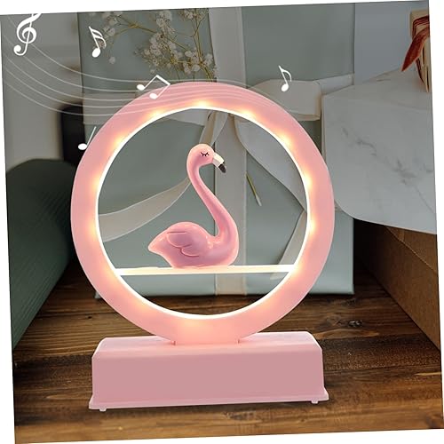 Miniatura 7 de DOITOOL 1 unid Flamingo Night Light Luz Nocturna Lámpara de Flamingo Dormitorio Luz Rosa Led Luz Nocturna Decorativa Letrero de Neón Letreros de