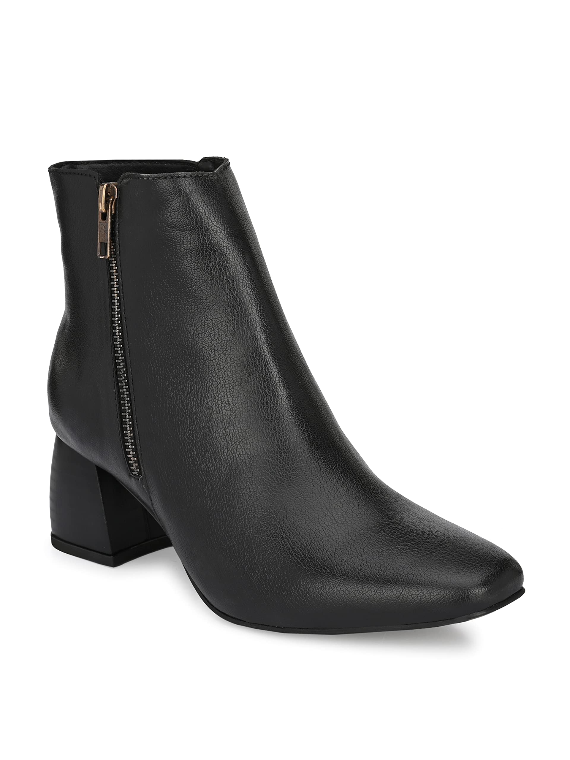 Leather Formal High Heel Chelsea Boots for Women-image-18