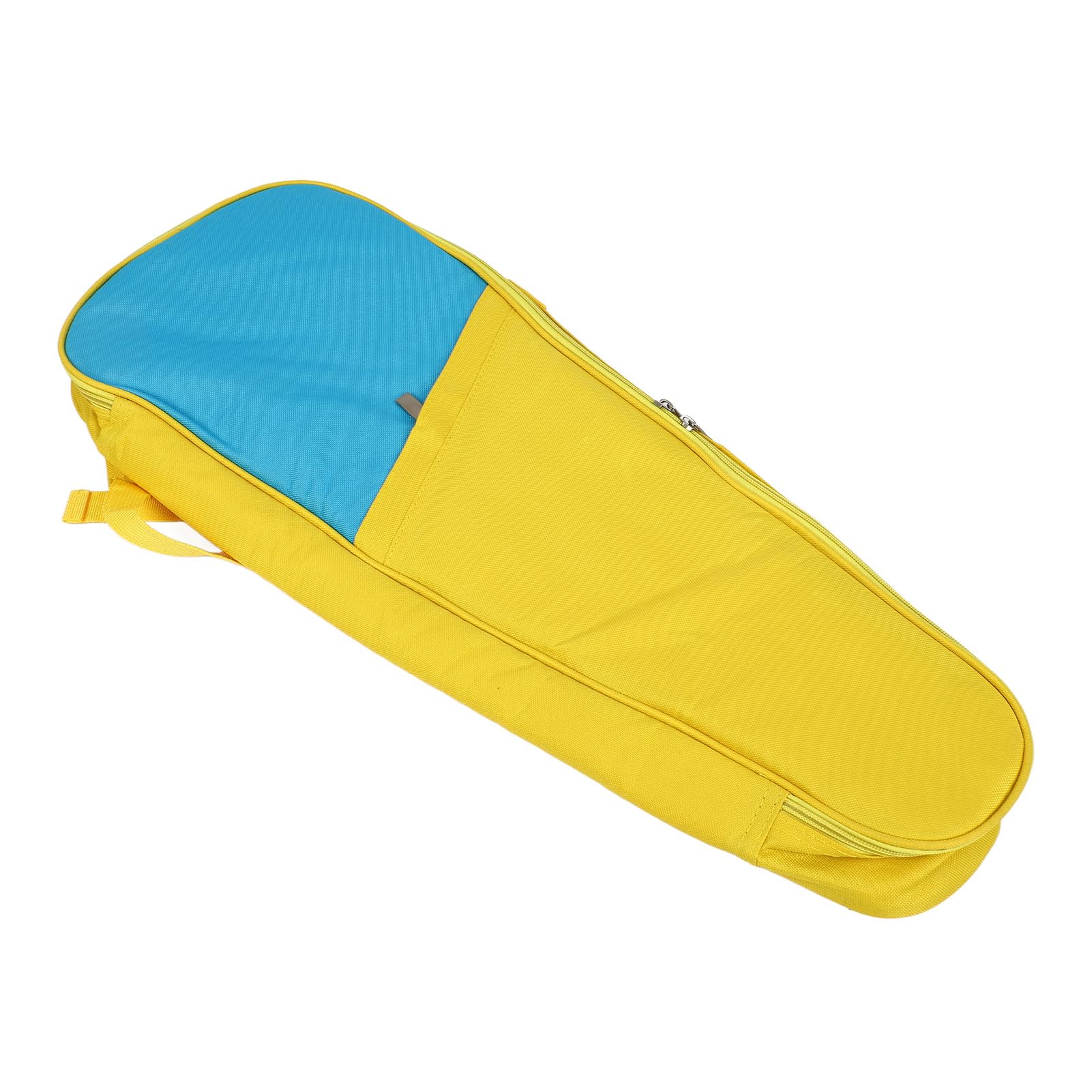 Custodia per Ukulele da 23 Pollici, Custodia per Zaino con Imbottitura Addensata in Cotone Stile Semplice con Tracolla Regolabile per Piccola Chitarra Ukulele (YELLOW)