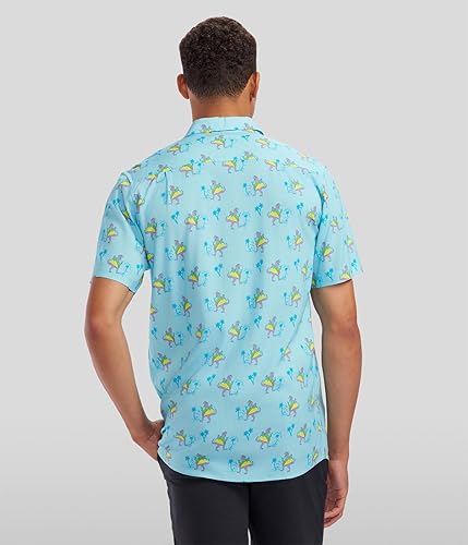 Miniatura 3 de Tipsy Elves - Camisas hawaianas para hombre, informales, de verano, para la playa, tela elástica con ajuste moderno