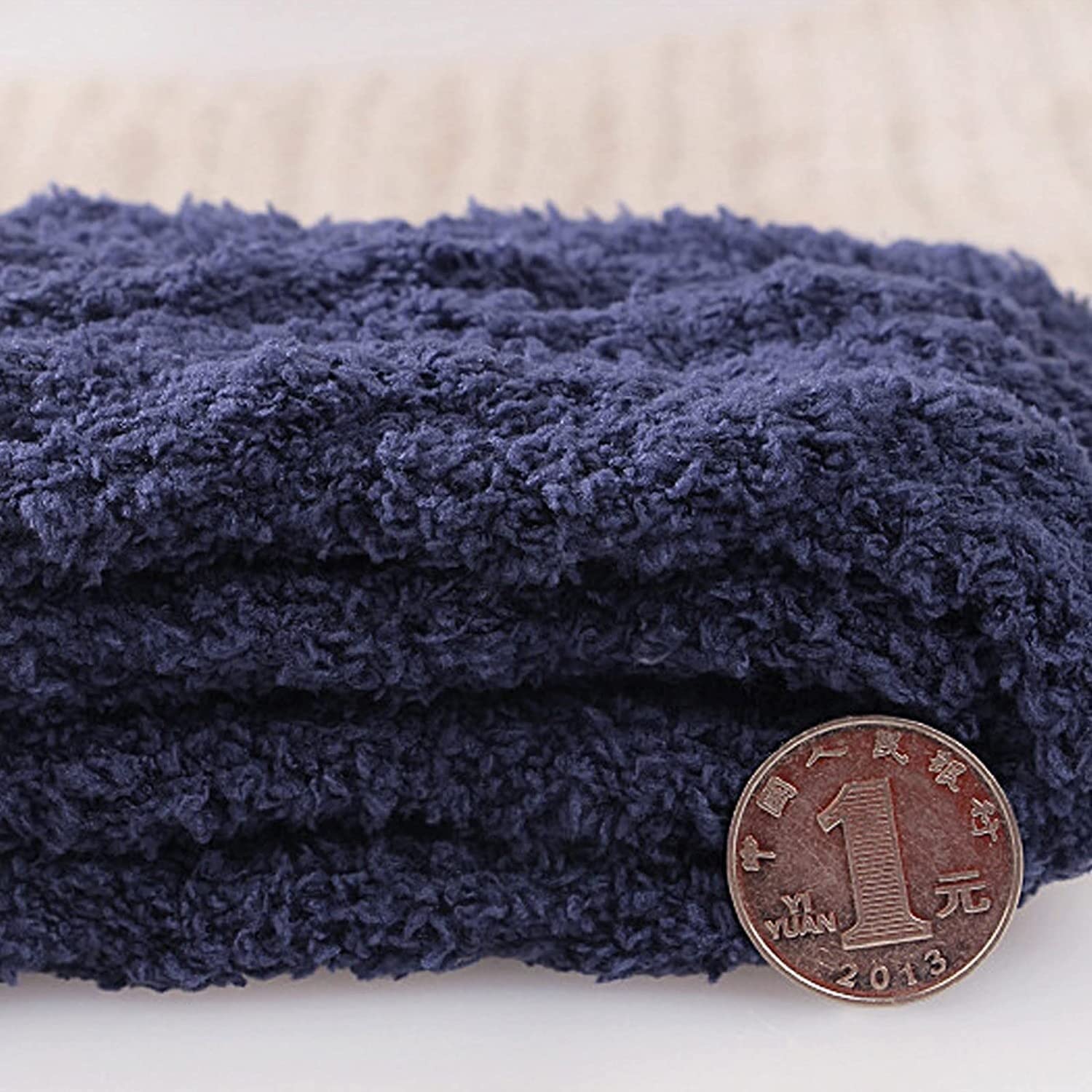 Calze Calde di Cotone, Calzini Termici Invernali da Donna a Righe Multicolori, Confezione da 10 Paia