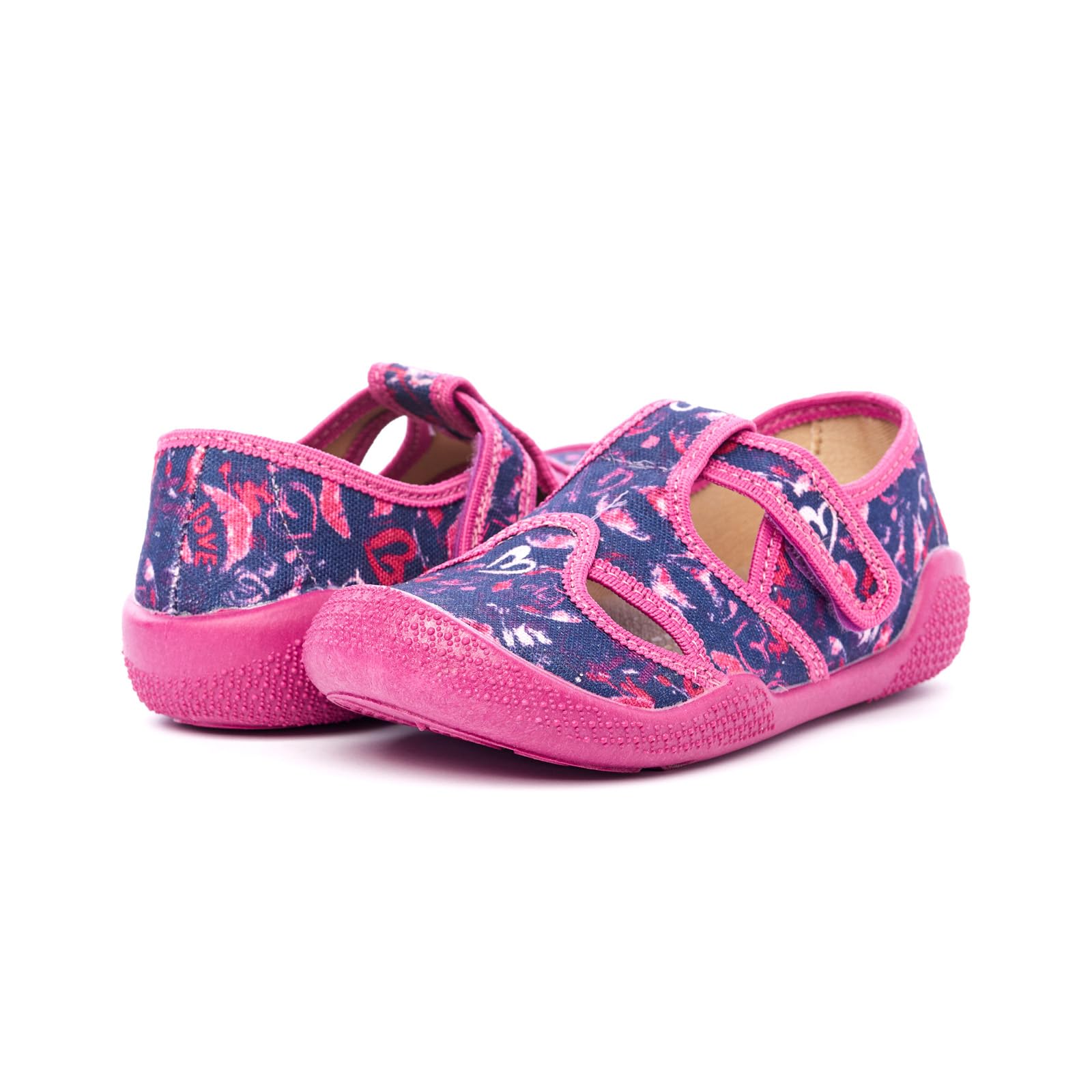 Zapatillas niño y zapatillas niña de tela suave - Zapatillas casa y exterior cómodas, antideslizantes y transpirables para bebés y niños. Ideales para uso en interiores y exteriores. 410350