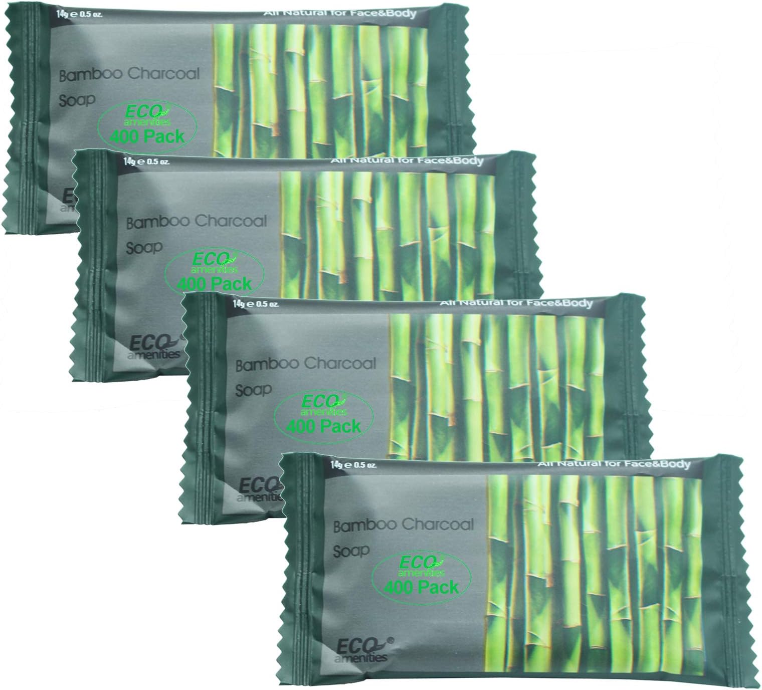 ECO amenities Travel Size Bar Soap 400 PACK, 0.5 oz Mini