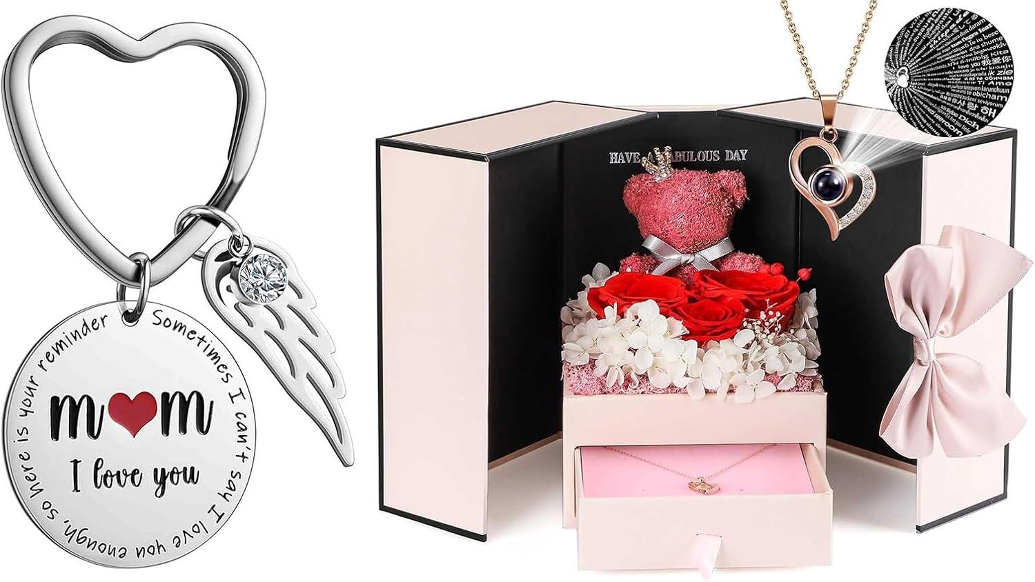 ADDWel Rose Gifts for Mom from Daughter, Son, and Dad