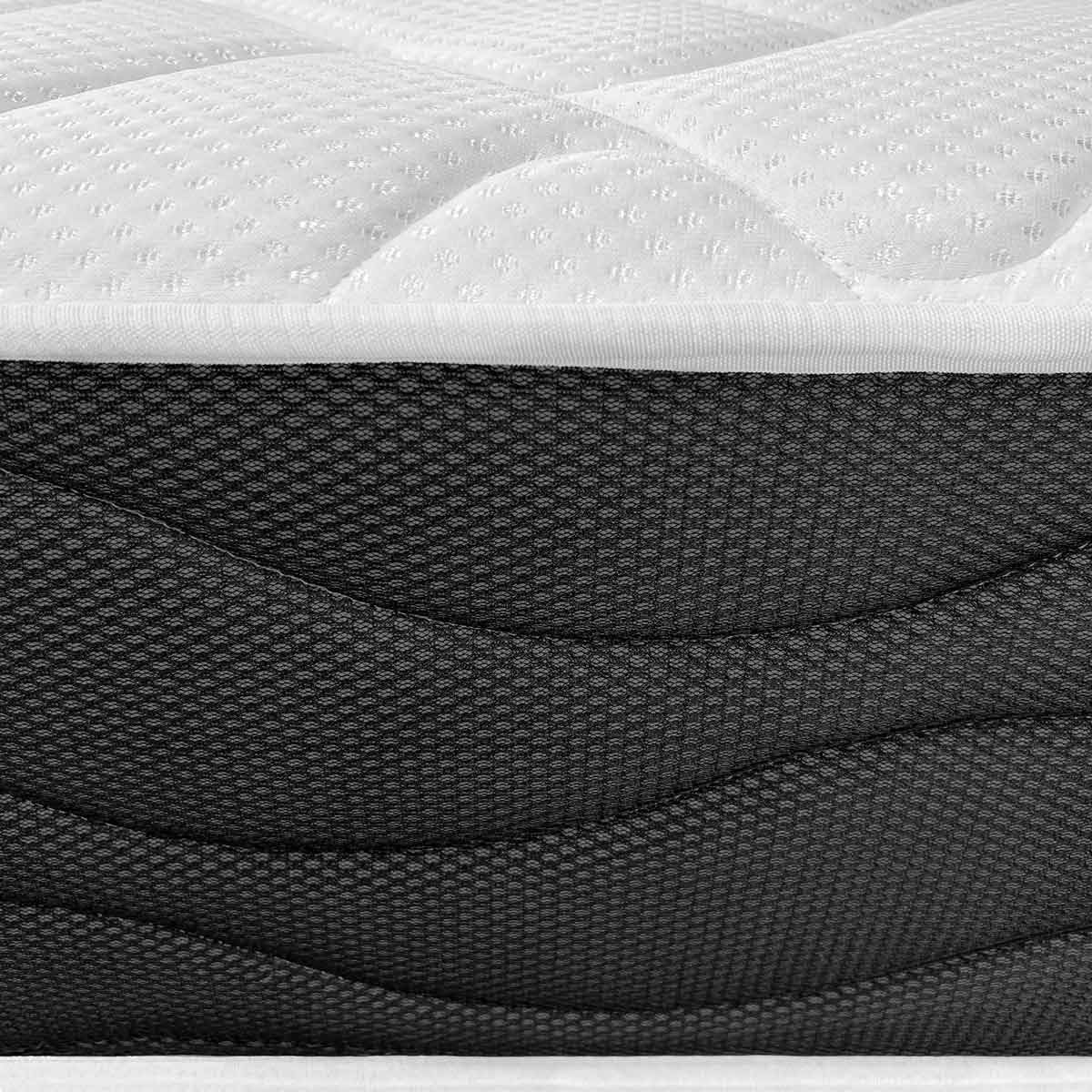 Somnia Descanso - Colchón Viscoelástico Bombay Reversible, Ergonómico, Confort y Dureza Óptimos, Antiácaros, Antibacerias e Hipoalergénico, 90x190