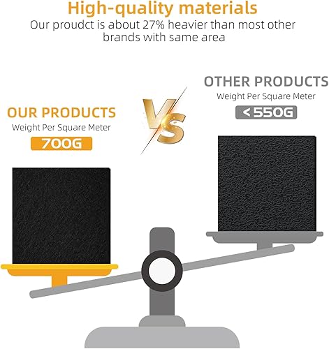 Miniatura 2 de Alfombra de litera para remolque de barco, alfombra marina, alfombra de barco, alfombra marina para barcos o rampas de moto acuática, 25 onzas por