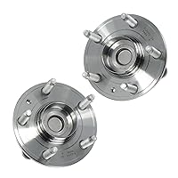 Vista 787 de TRQ Juego de 2 rodamientos de rueda trasera y conjunto de cubo con sensor ABS compatible con Ford Transit Connect 2014-2018