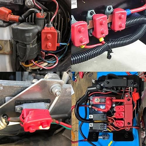 Miniatura 4 de 2 disyuntores de reinicio automático de 12 V - 24 V CC, disyuntores de reinicio automático de 30 amperios con perno de cubierta para Bolt Automotive