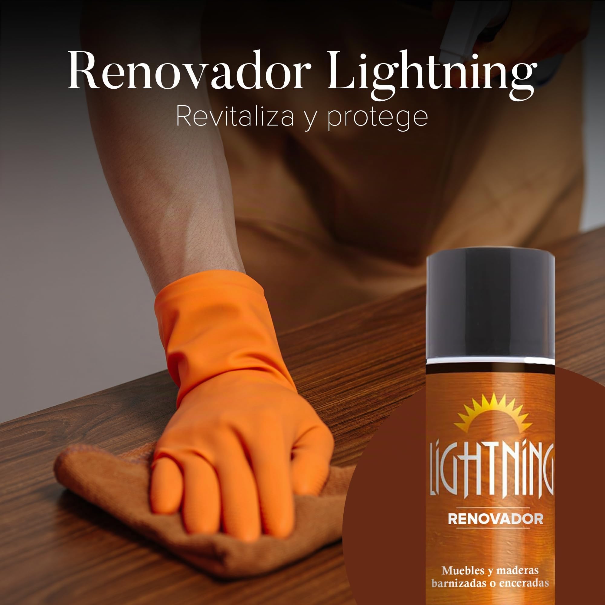Lightning intensificación del madera barnizado/cirés aerosol 400 ml