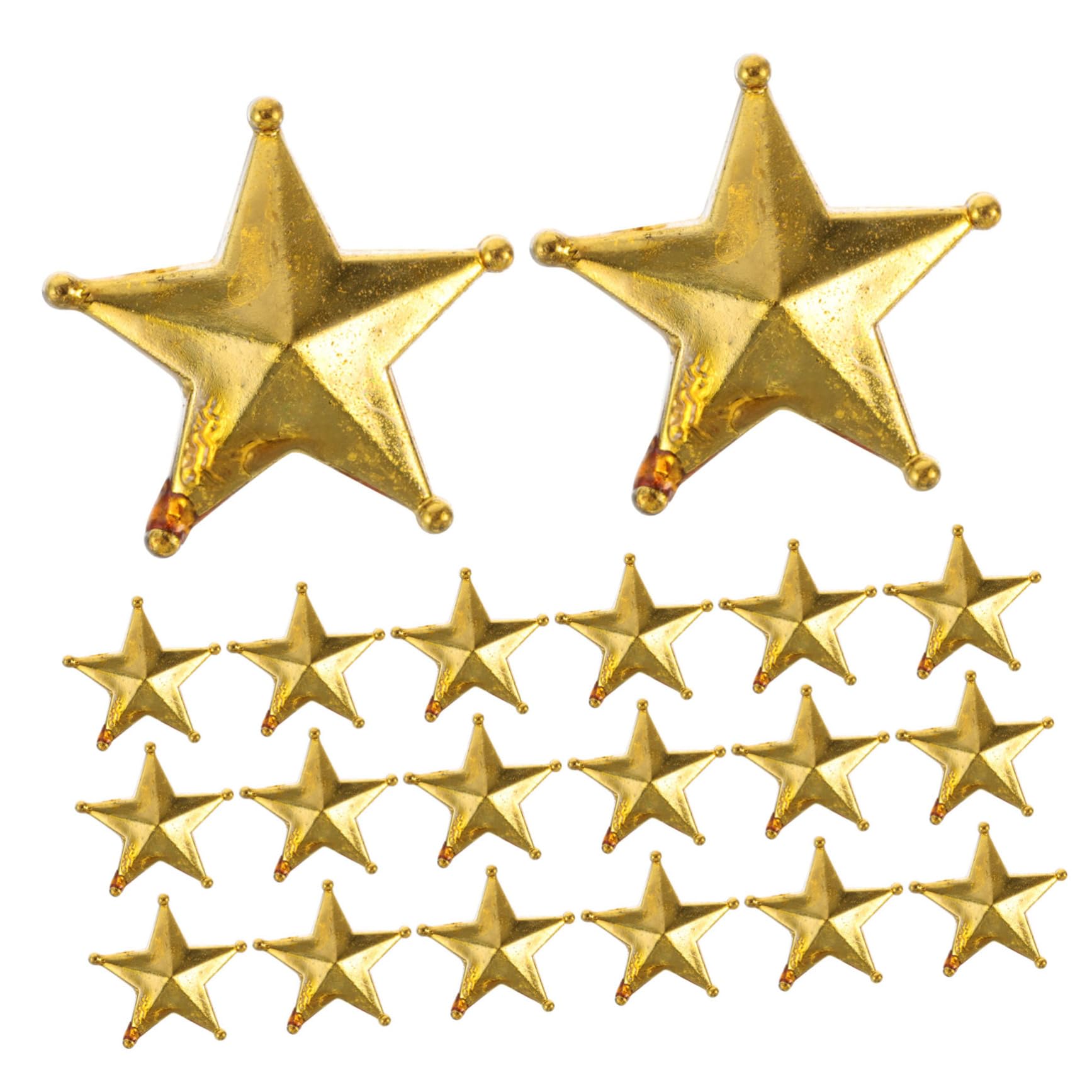Estrella de Navidad mini en plástico PRETYZOOM con 400 piezas para decoración de árboles y fiestas