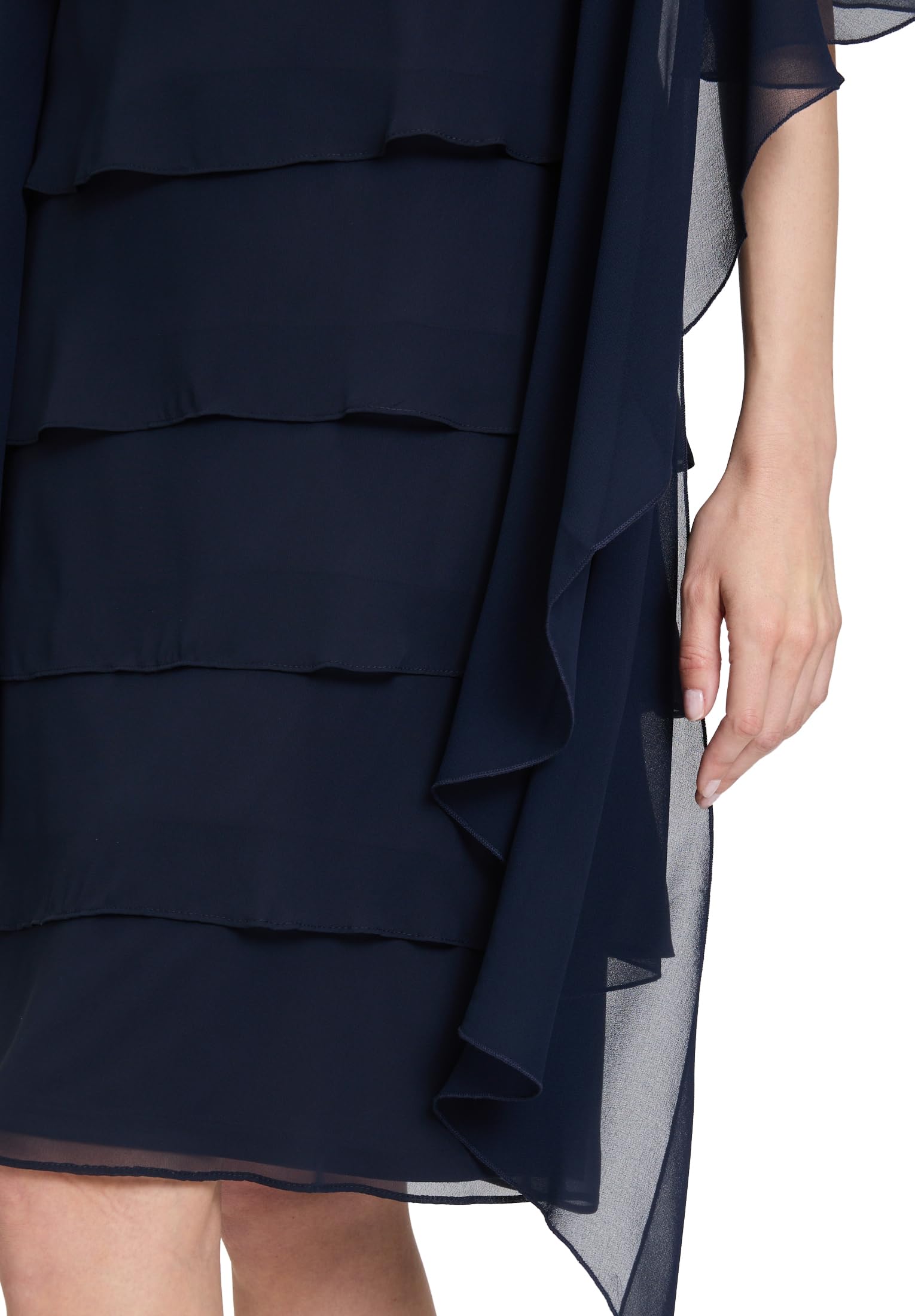 Vera Mont Damen Chiffonstola mit Volant