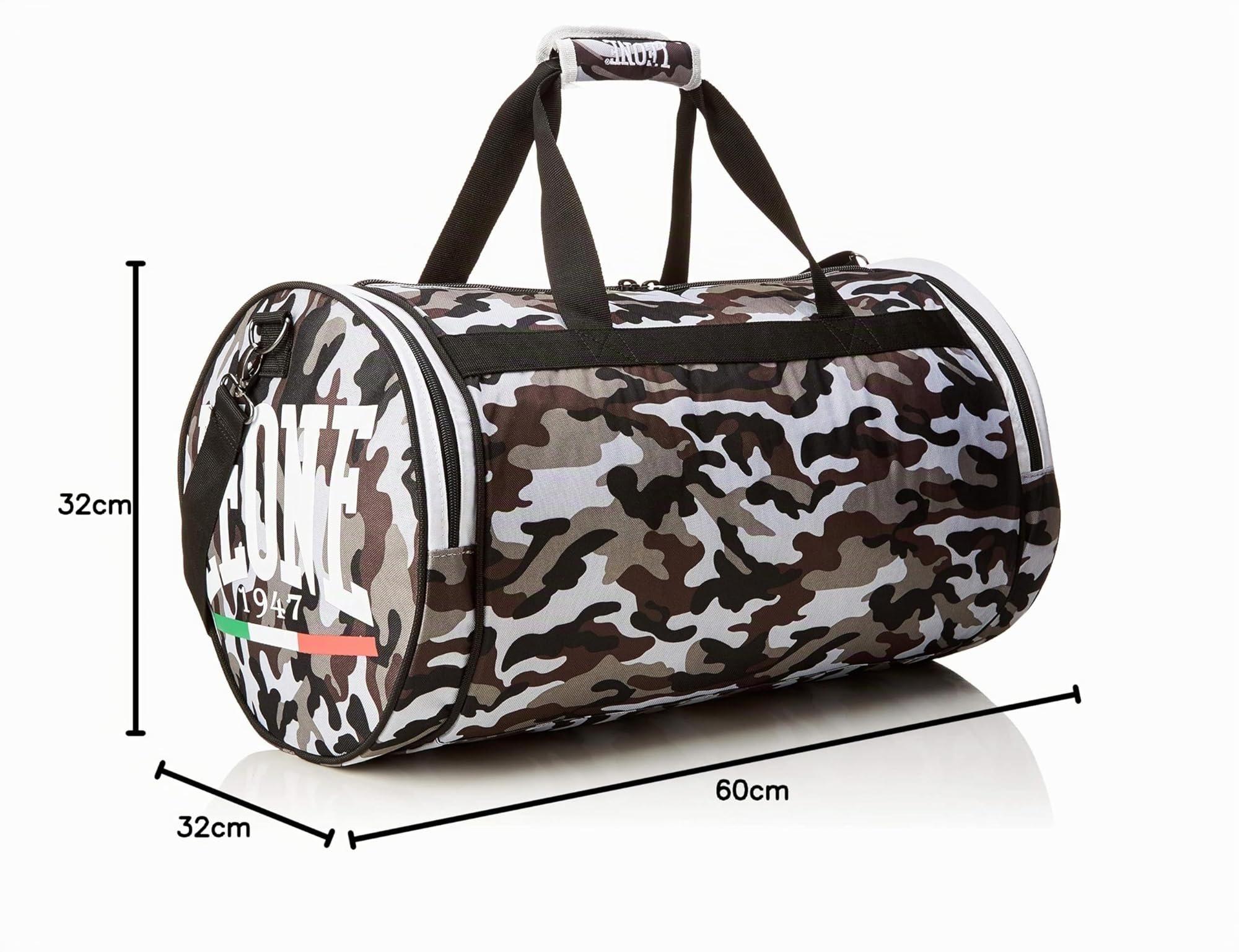 Leone 1947, Bolsa Deportiva de Camuflaje, Unisex, Adulto, Camuflaje