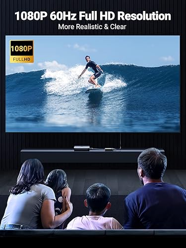 Miniatura 5 de UGREEN Adaptador activo HDMI a VGA con conector de audio de 0.138 in HDMI macho a VGA hembra hasta 1080P para PC portátil Ultrabook Raspberry Pi