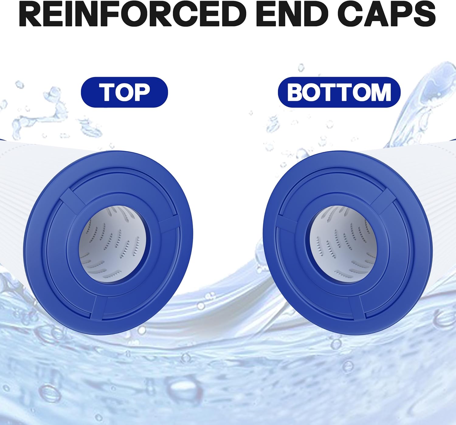 Spa Filter Compatible with C-4326, FC-2375, PRB25-IN, 303909, M-4326, 8172500, R173429, 5X13 Drop in hot tub Filter, 2 Pack - Image 3