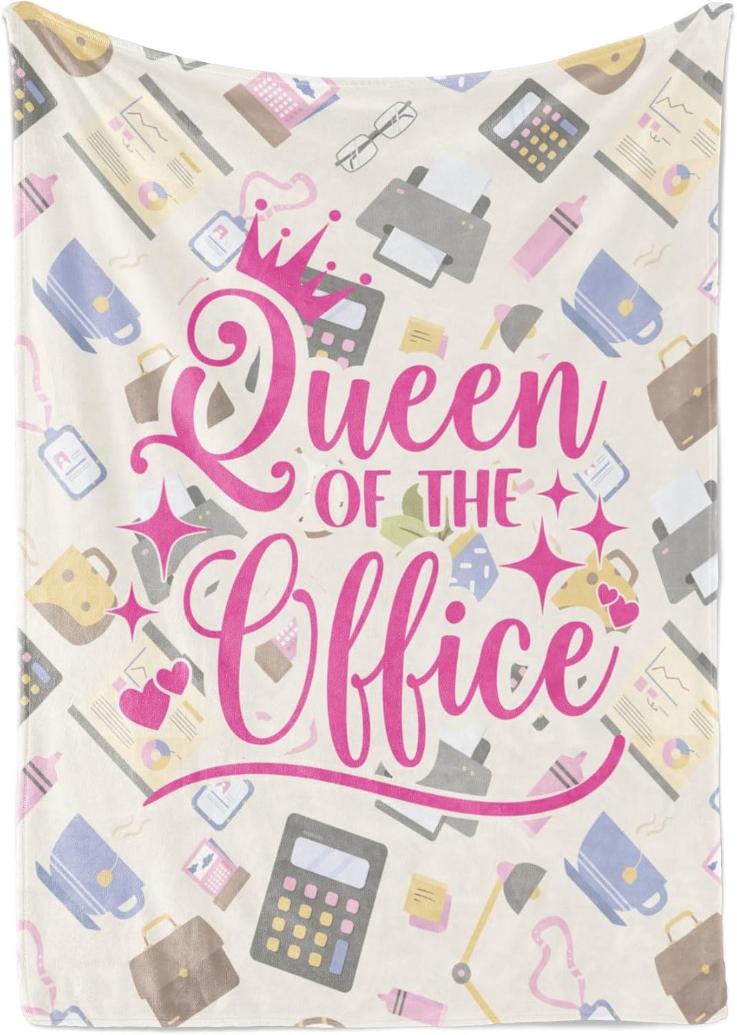 Secretary Gifts for Woman, Throw Blanket for Secretaries' Day Administrative Professional Day Gifts for Appreciation, Christmas, Birthday - 50" x 65"