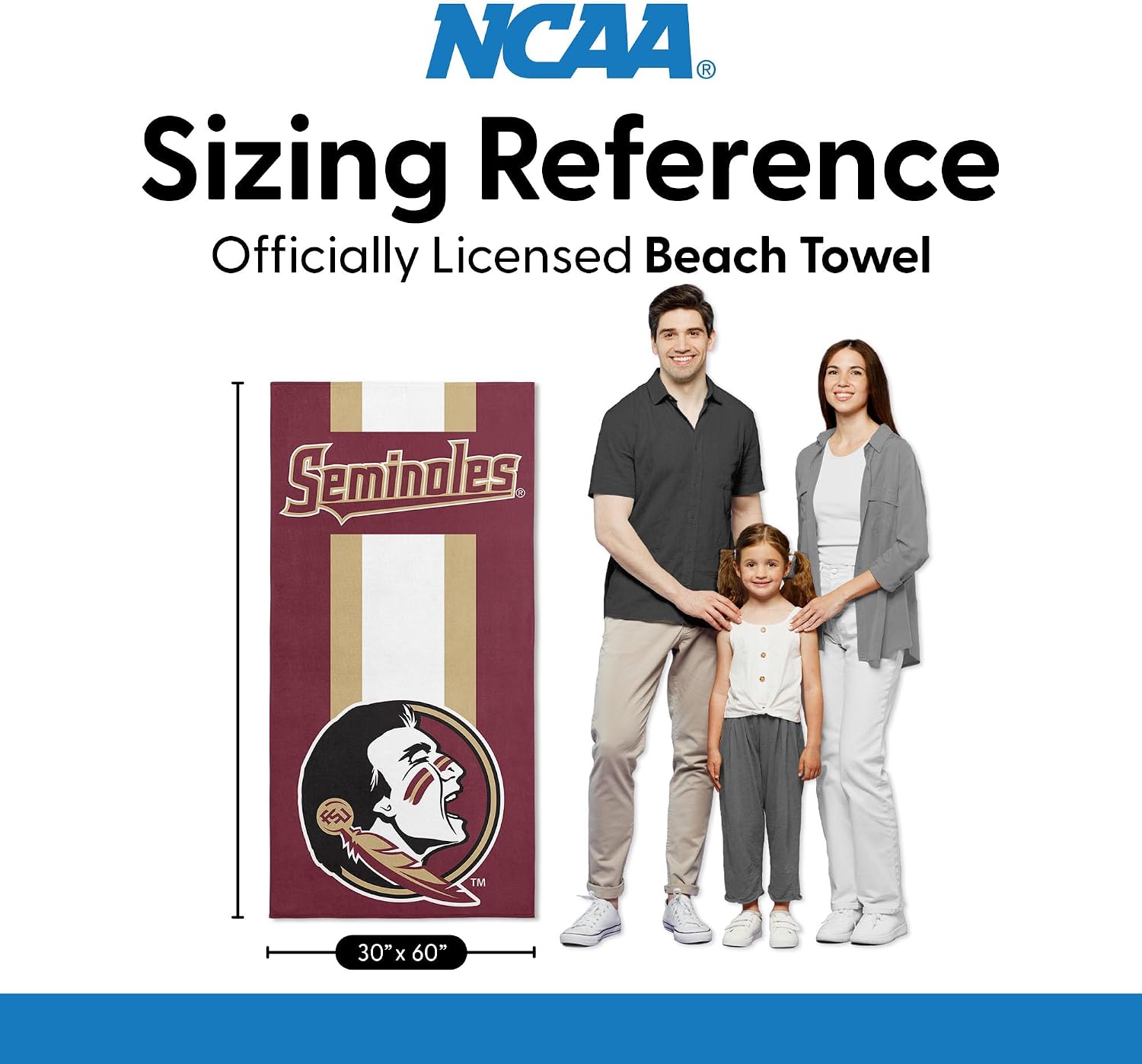 Northwest NCAA Unisex-Adult Beach Towel