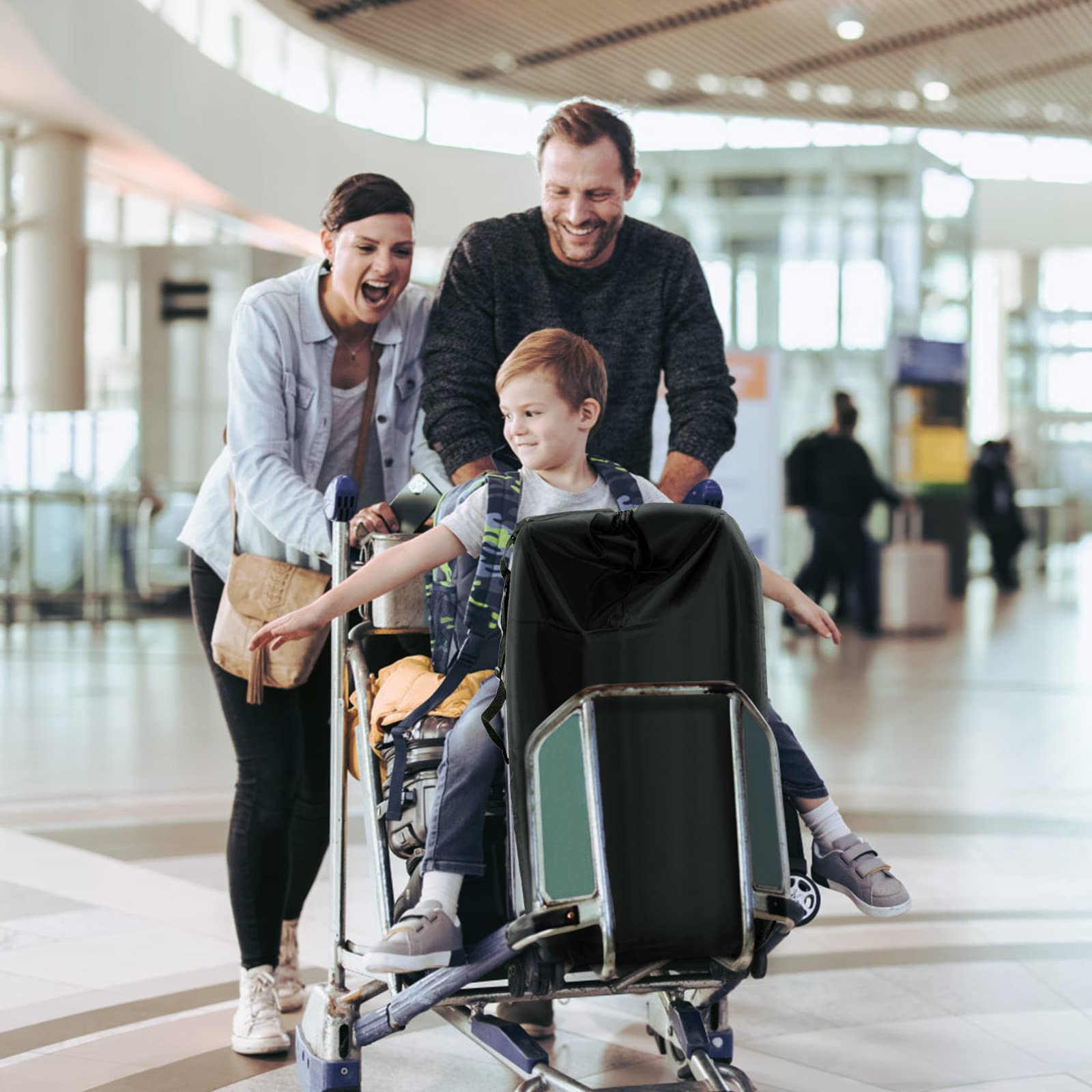 LIHAO Borsa da Viaggio per Passeggino, Borsa da Trasporto per Carrozzine con Tracolla, Durevole e Resistente Ottimo per Aereo Gate Check e Stoccaggio