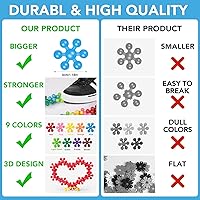 Vista 5 de NEOACT 200 piezas de bloques de construcción educativos para niños, juguetes de construcción entrelazados de plástico conectados para niños