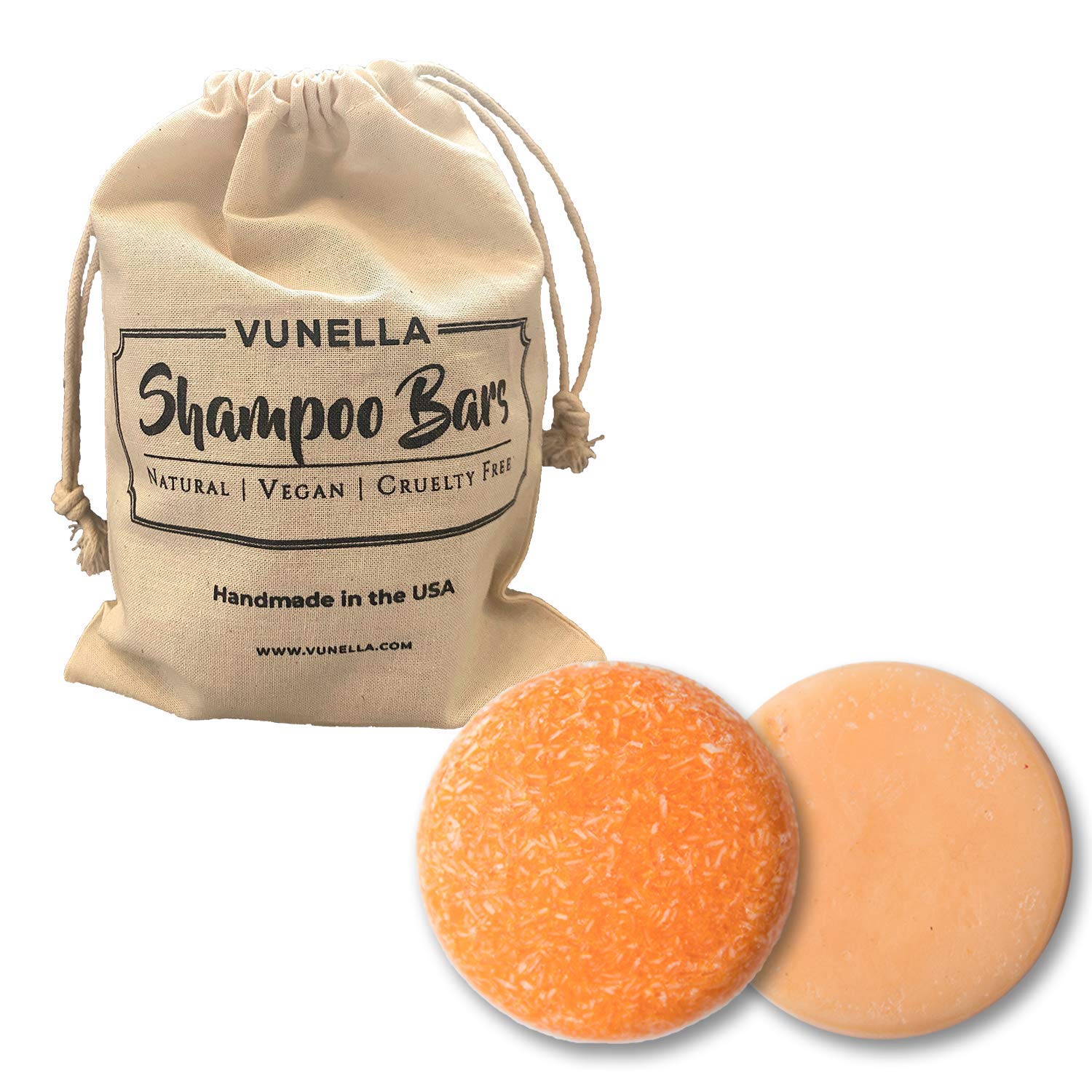 Vunella Fresh Citrus Shampoo And Conditioner Bar Bundle
