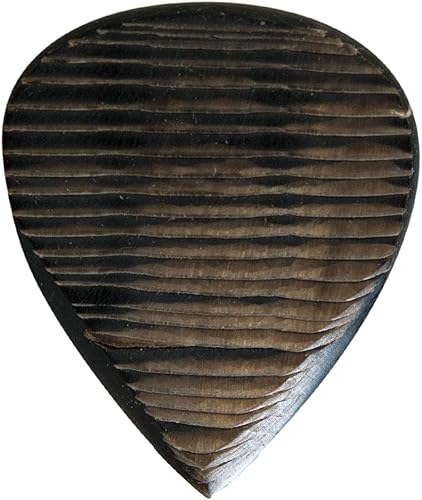 Stanford Guitar Pick Tigertone Dark Horn Luxus Gitarren Plektrum aus Horn fA r Akustikgitarre  E-Gitarre  Ukulele  Bass