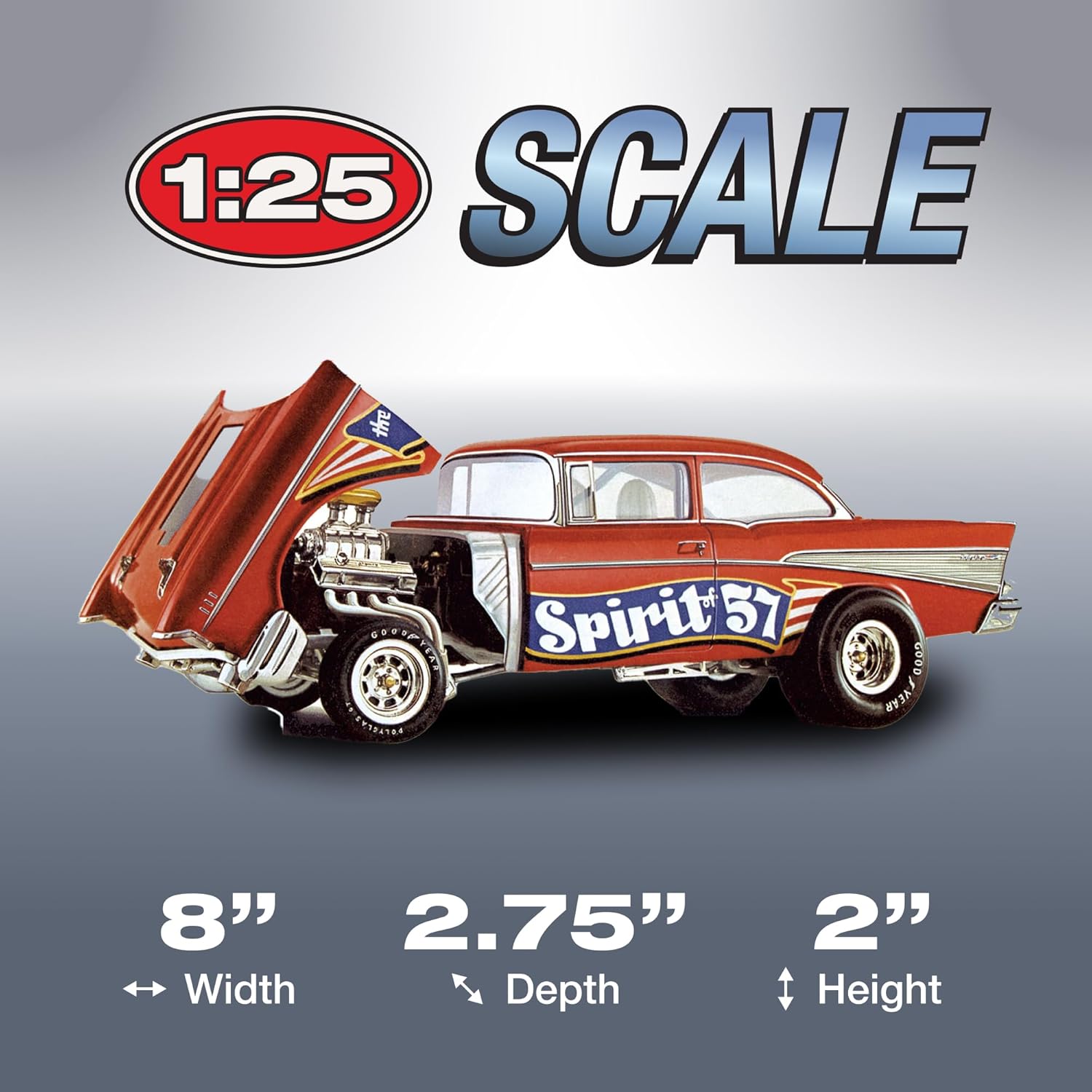 MPC 1957 Chevy Bel Air Spirit of 57" 1:25 Scale Model Kit