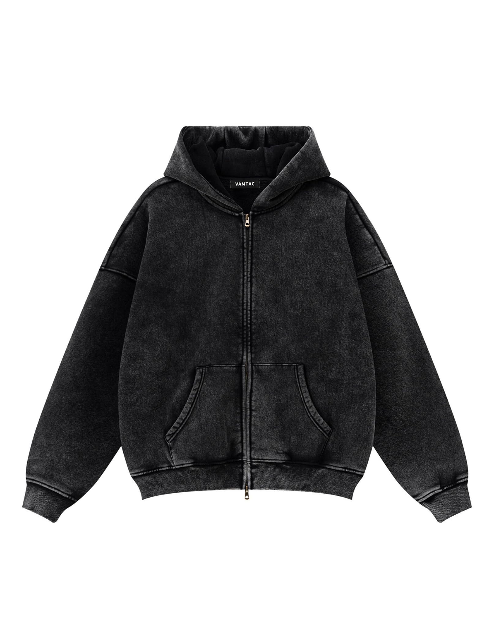 Vamtac Double Zip Up Fleece Hoodie - Image 1