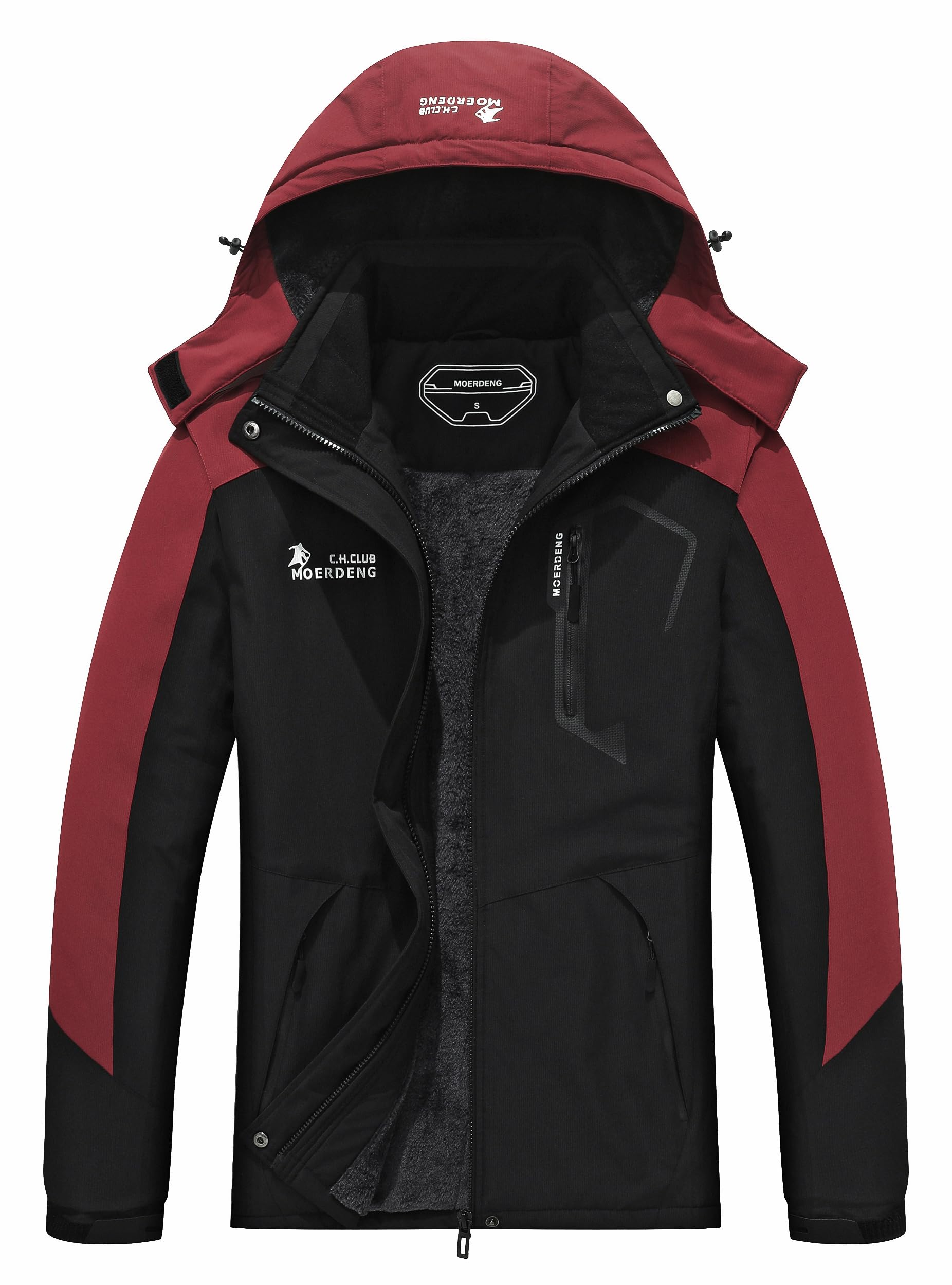 MOERDENG Women's Ski Jacket Warm Winter Coat Snowboarding Jacket