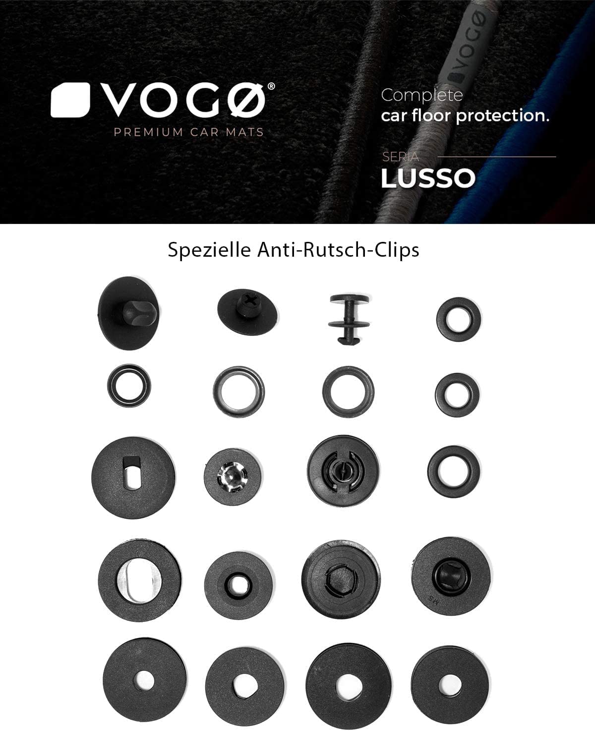 Alfombrillas Velour para Coche Estera del Coche Alfombrillas Velour Coche compatibles con Volkswagen Passat B7 2010-2014 Kombi/Sedan