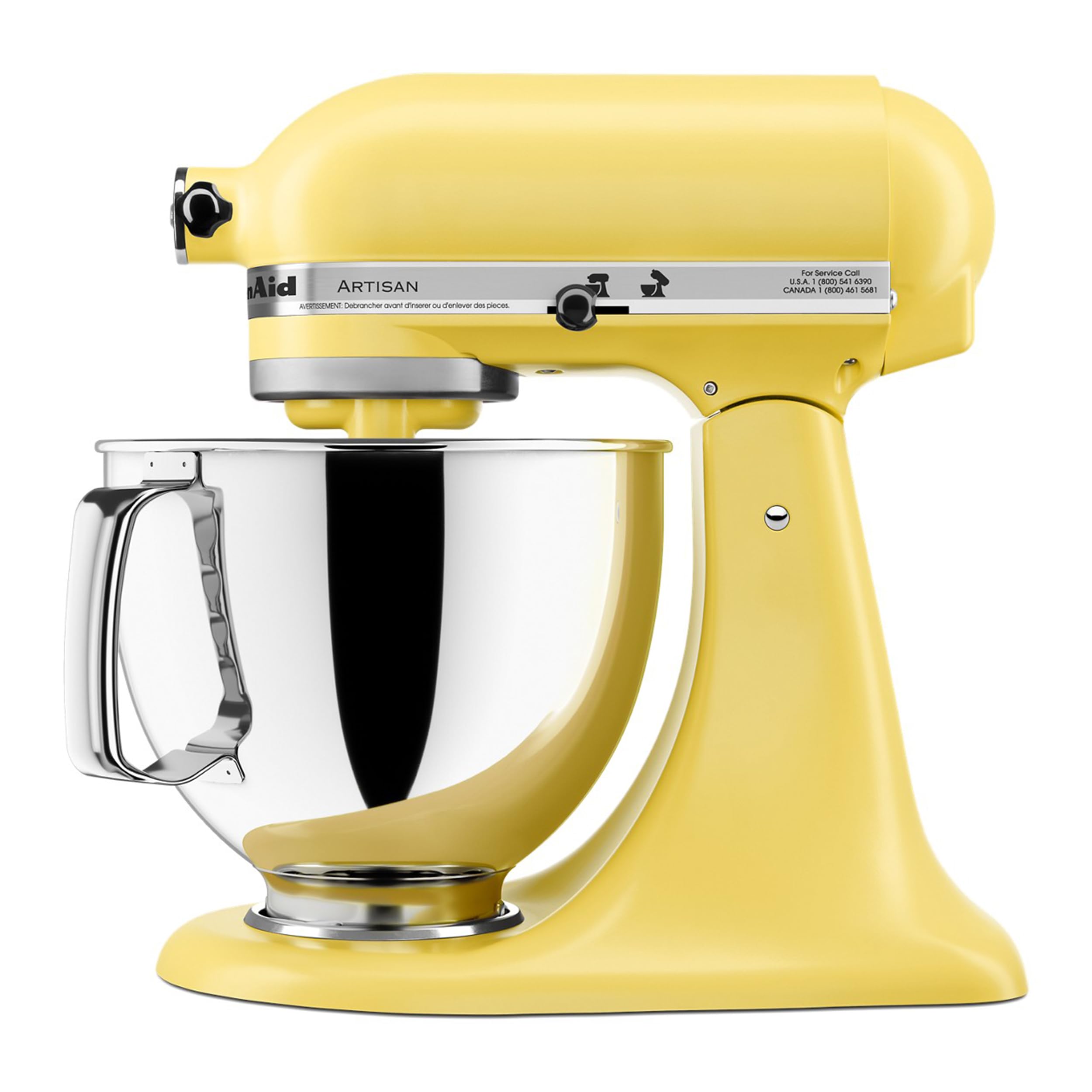 KitchenAid Artisan, 5-Qt Tilt Head Stand Mixer, KSM150PS, Butter view 5