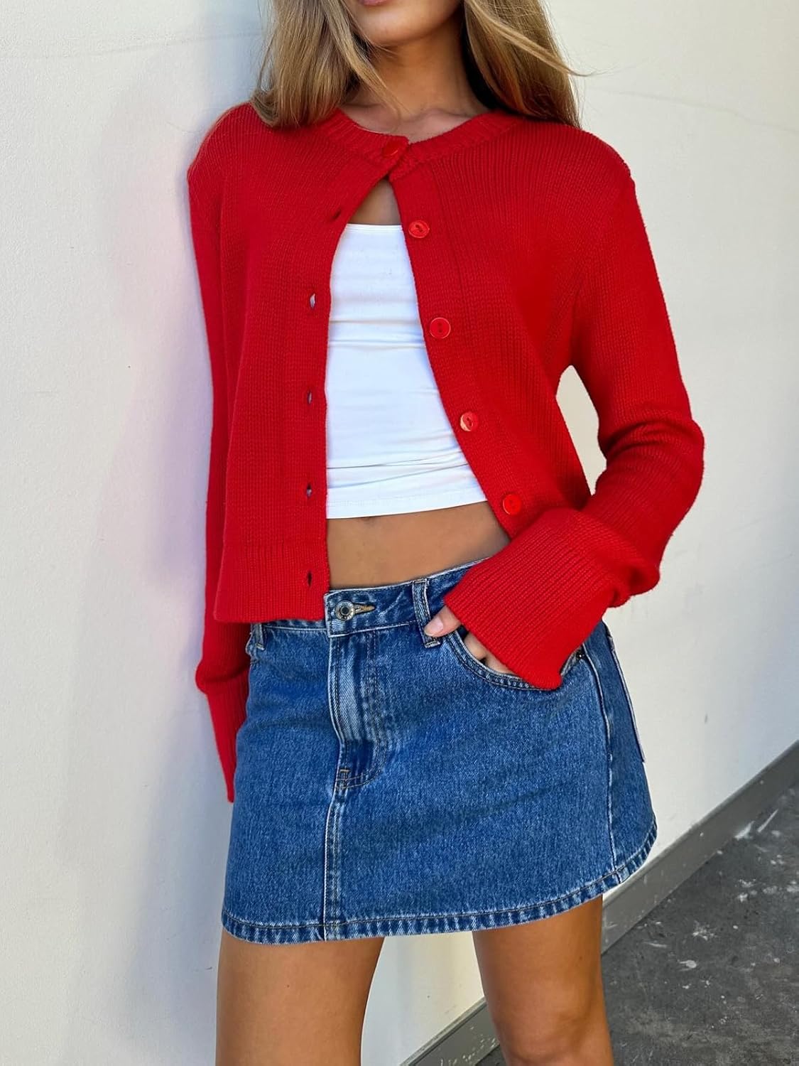 Deinm Mini Skirt Low Waisted Y2K Jean Mini Skirts for Women Bodycon Denim Short Skirt - Image 5