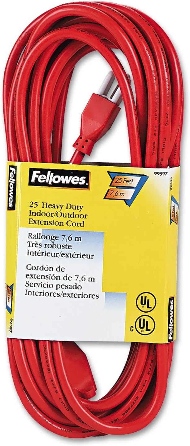 FEL99597 Indoor/Outdoor HeavyDuty 3Prong Plug Extension Cord Tools & Home