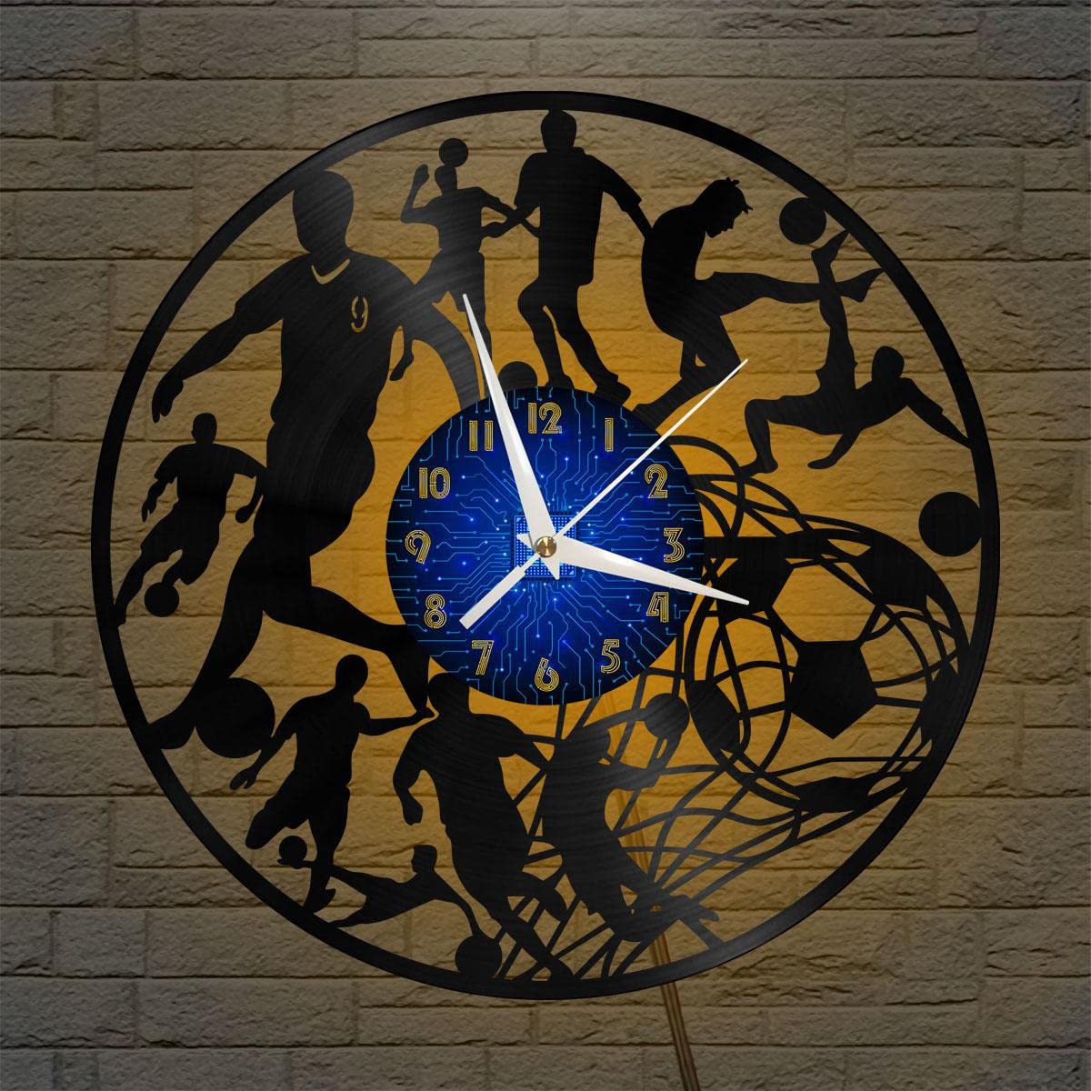 Horloge murale en vinyle silencieuse : finie la panne d'idées
