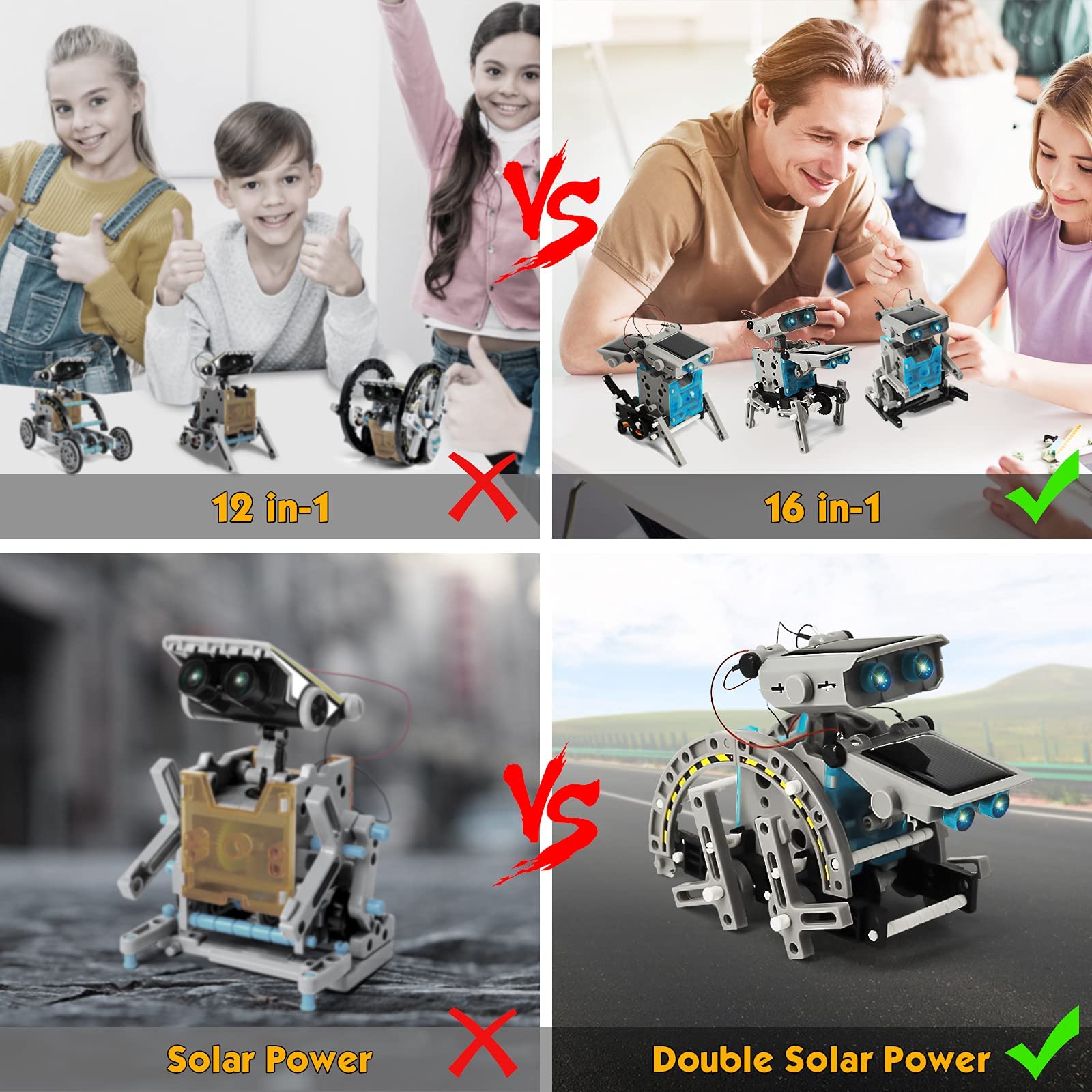 Lego City Kit De Robot Solar 13 En 1, Proyectos Stem Para