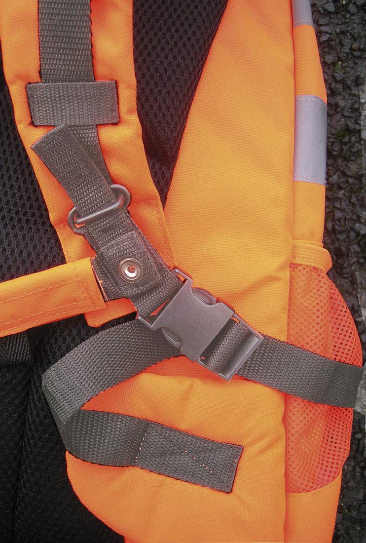 Portwest Sac à dos Hi-Vis Anti-happement, Couleur: Orange, B904ORR