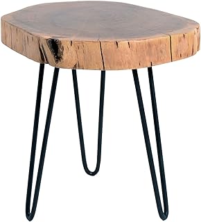 Tuoni Tavolino Slave Rovere/Nero, H46.5 Ømass47