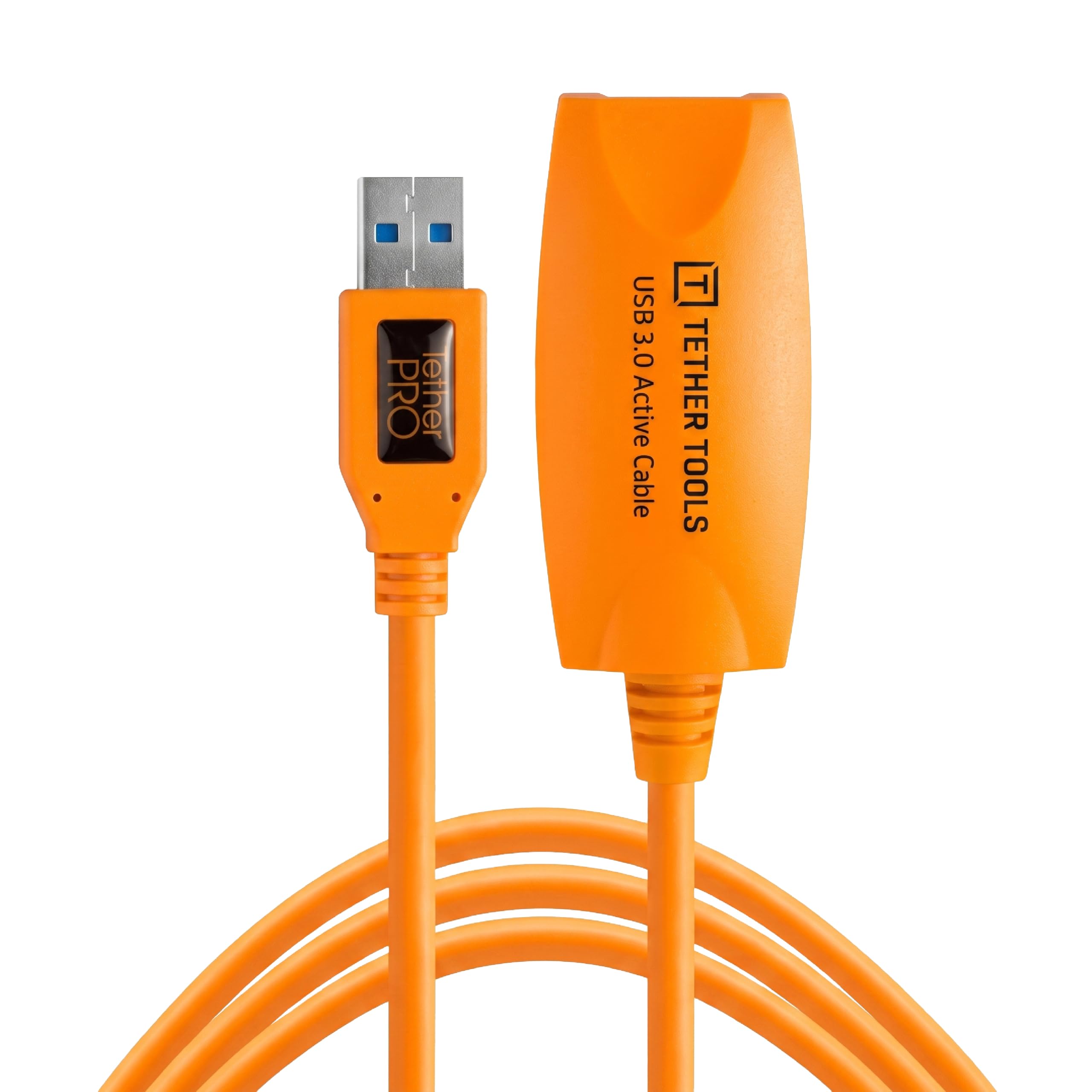Tether Tools Cable USB Tetherpro Cable USB 3.0 de extensión Activo de 5 m en Color Naranja [CU3017]