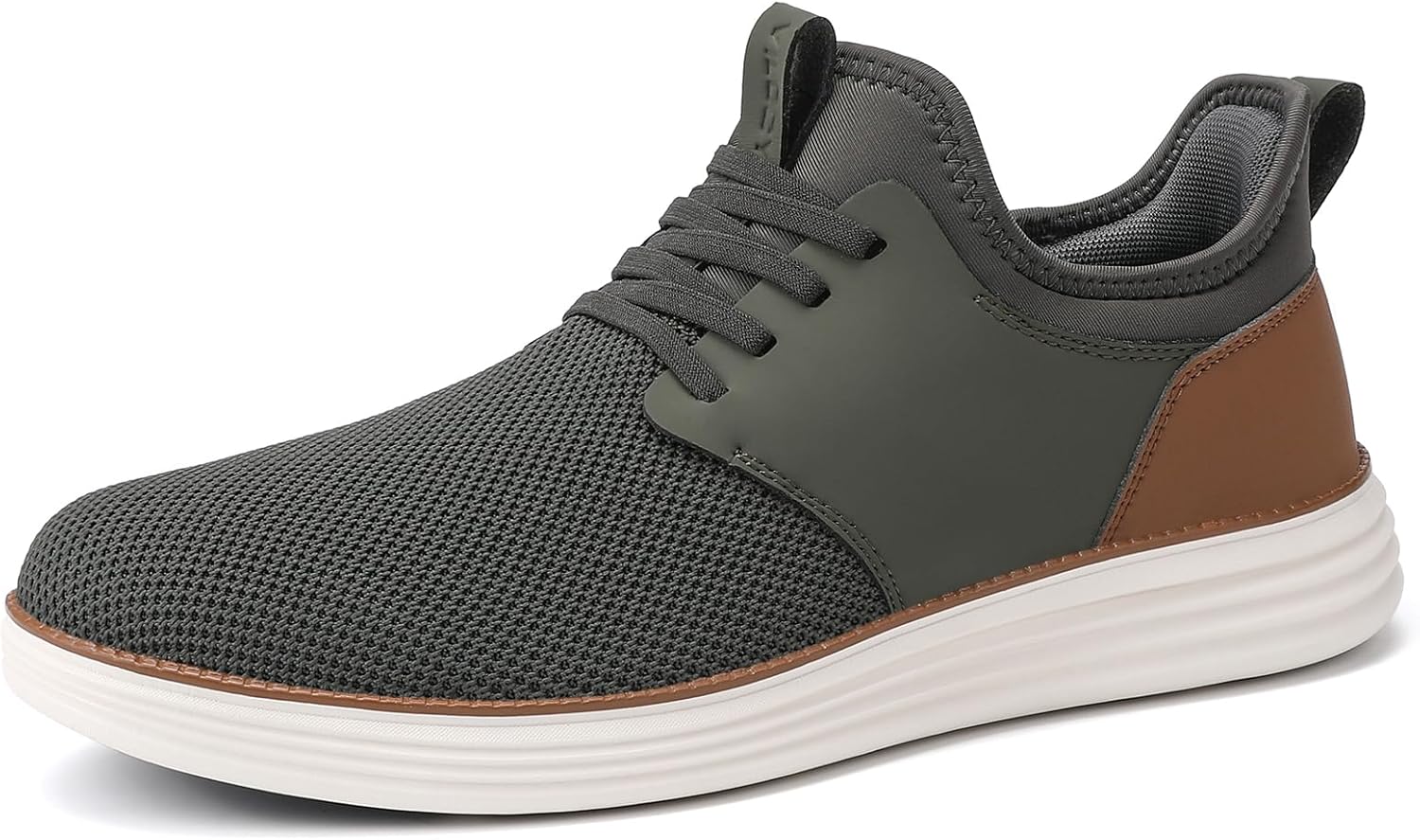 VILOCY Mens Slip On Casual Dress Shoes Hands Free Fashion Sneakers Mesh Tennis Walking Work Shoes Comfortable Breathable Lightweight Non Slip - Image 5