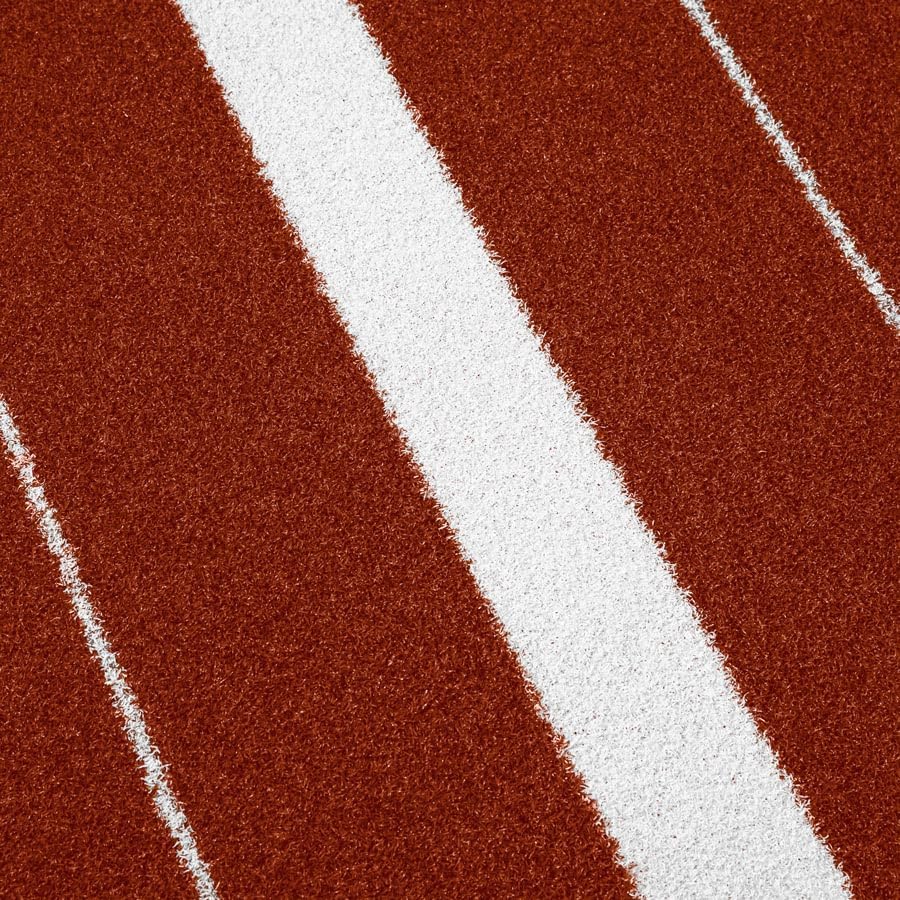 FORZA Compact Softball Pitching Mat [2ft x 3ft] | Portable Artificial Turf Mat with Regulation Pitching Rubber & Power Stride Line