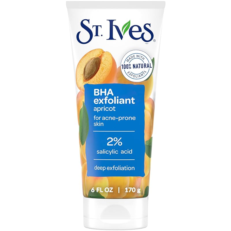 Esfoliante facial St. Ives Apricot com ácido salicílico 2%, 170 g
