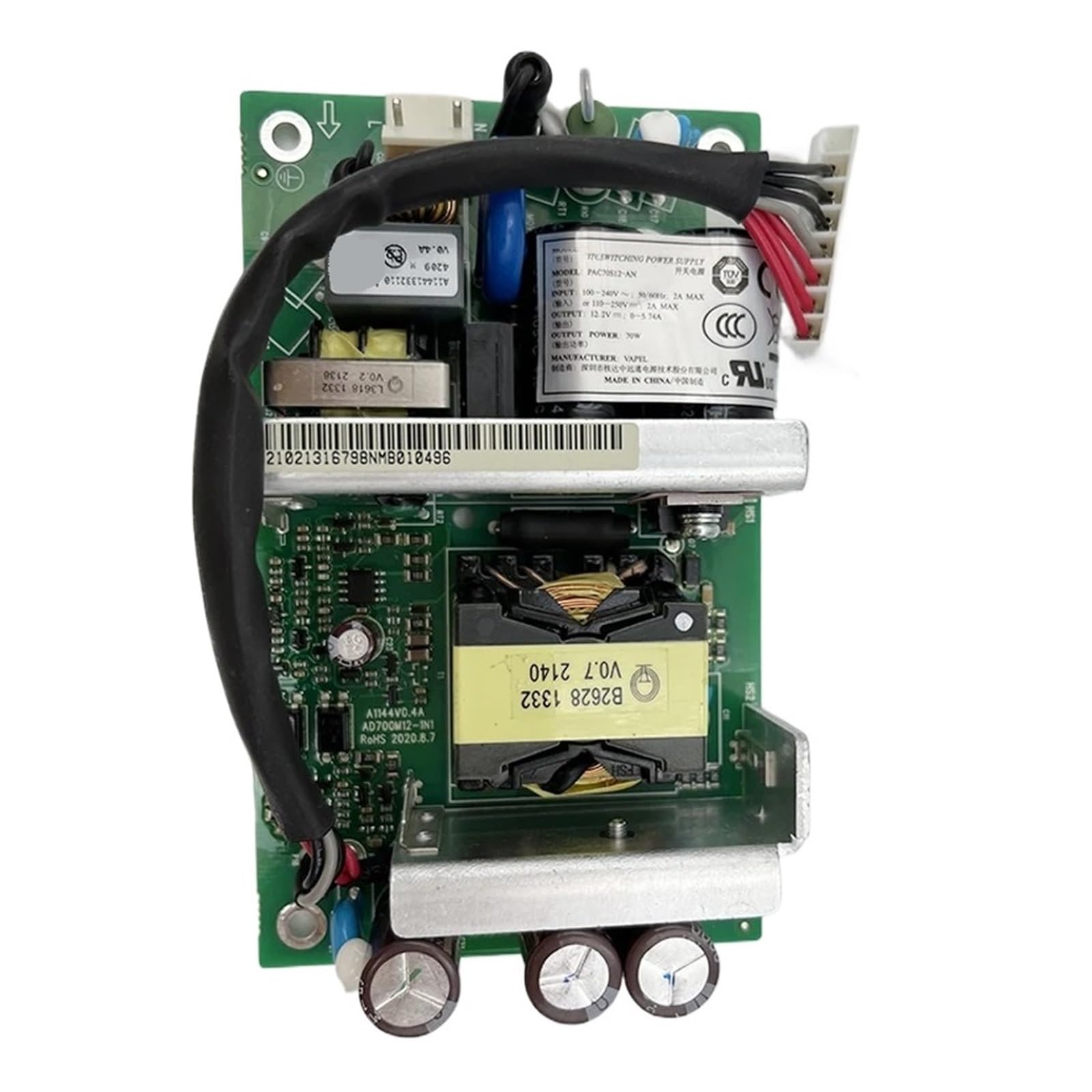 Alimentation à découpage PAC70S12-AN 12,2V 5,74A 70W pour boîtier réseau