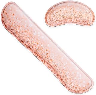 Keyboard Wrist Rest, Canjoy Keyboard Wrist Rest Pad and Mouse Wrist Rest Kit, Soft Fabric Memory Foam Gaming Wrist Rest Cushion Support Pad, Easy Typing Pain Relief for Computer, Laptop, Office