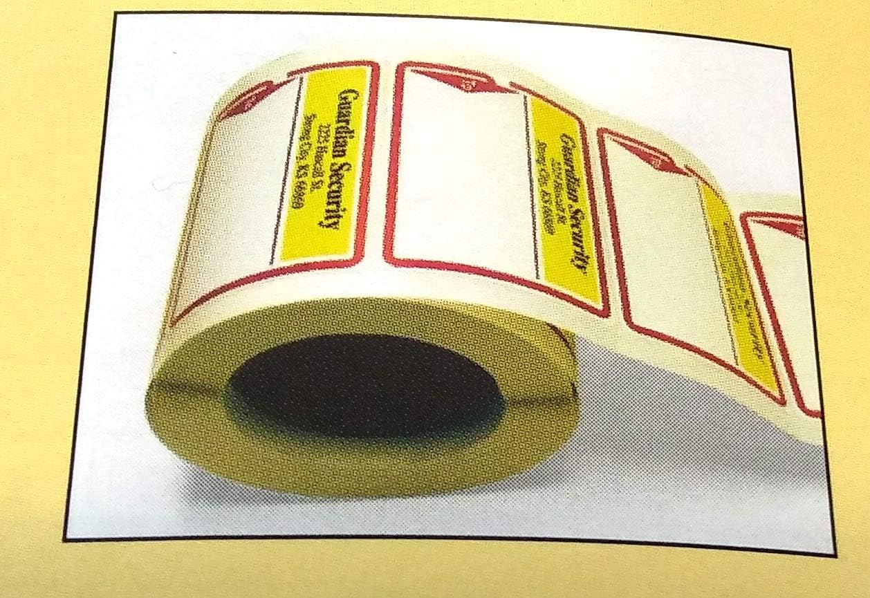 Shipping Stickers, Custom Printed with Your Logo, Image or Text Imprinted 1-Color Business Mailing Labels, 4” x 3” Rolls (2000)