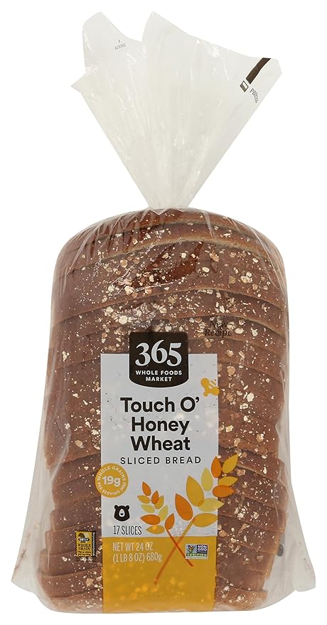 365 by Whole Foods Market Honey Wheat Bread, 24 OZ