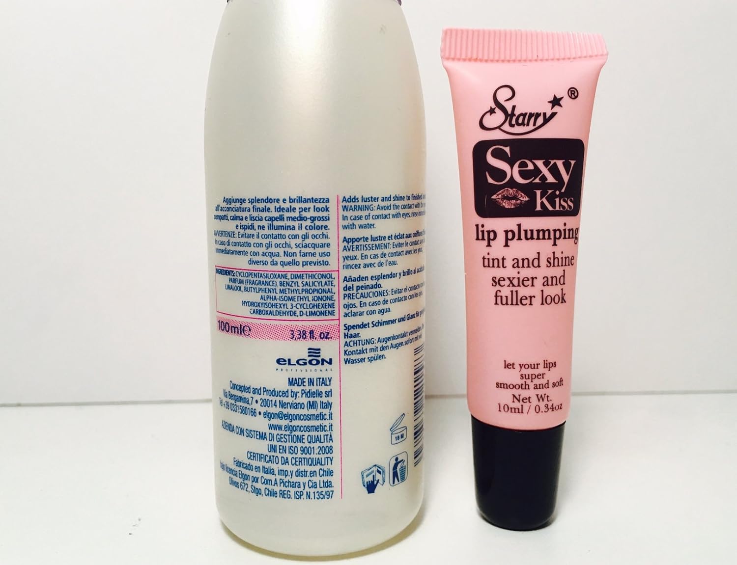 Elgon Affixx Light Drops 3.38 Oz **Free Starry Sexy Lip Plumping Gloss Tube 10ml*