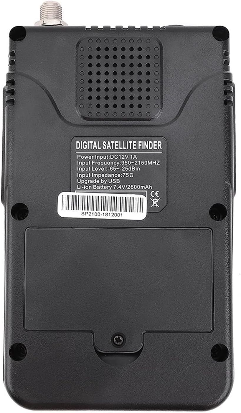 SATLINK SP-2100 HD Satelliten Messgerät Sat Finder für DVB-S/DVB-S2 MPEG-2/4 Digitales Messgerät mit 3,5" TFT LCD Display & Tonsignal inkl. Steckernetzteil, AV-Adapterkabel & Nylonschutztasche