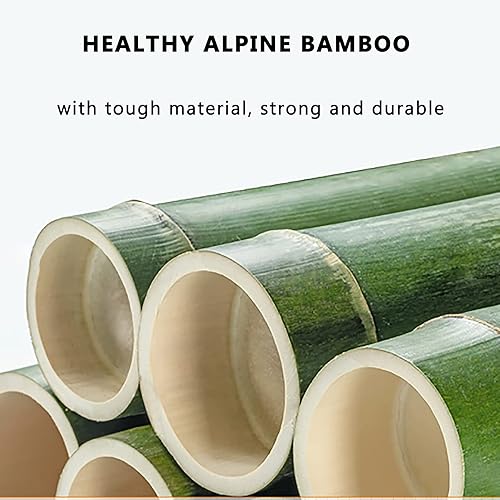 Miniatura 2 de LJHSS Perchero colgante de bambú, estante de almacenamiento de 6 niveles, organizador de armario portátil con estantes, estante colgante en entrada,