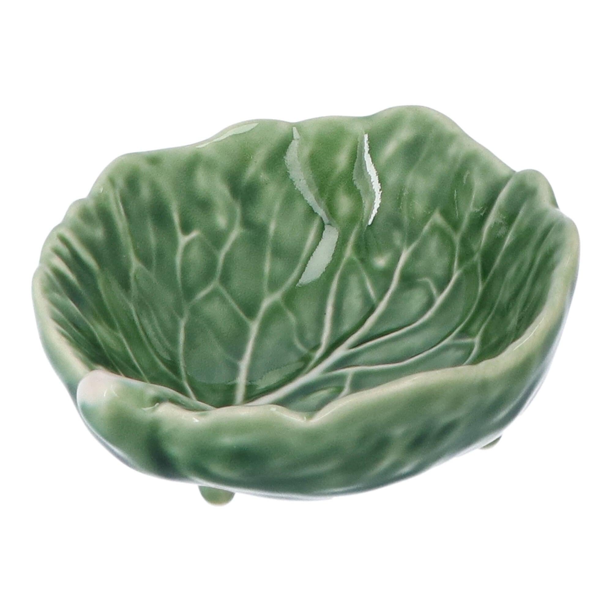 Bordallo Pinheiro Green Cabbage Leaf 9 Natural Colours