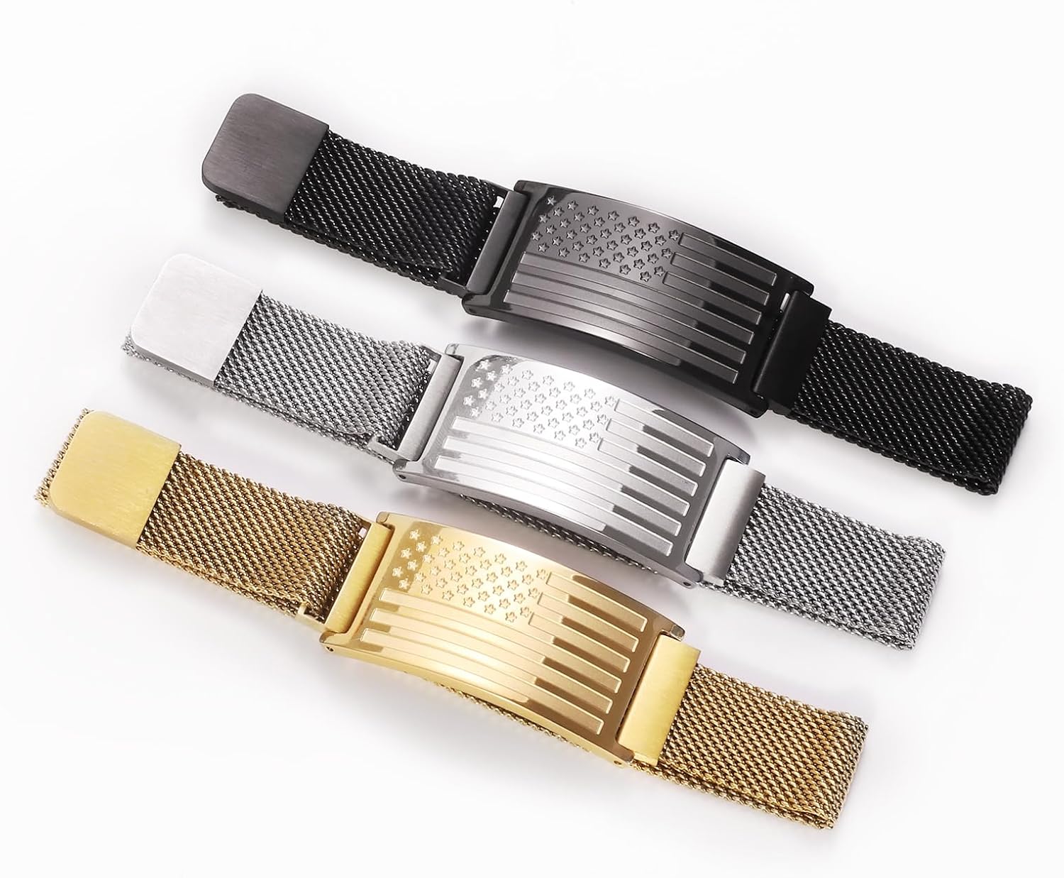 American Flag Bracelet for Men - Stainless Steel Bible Verse Bracelet Christian Jewelry Gift for Him, Graduation Gifts for Men, Dad, Husband, Father’s Day - Image 5