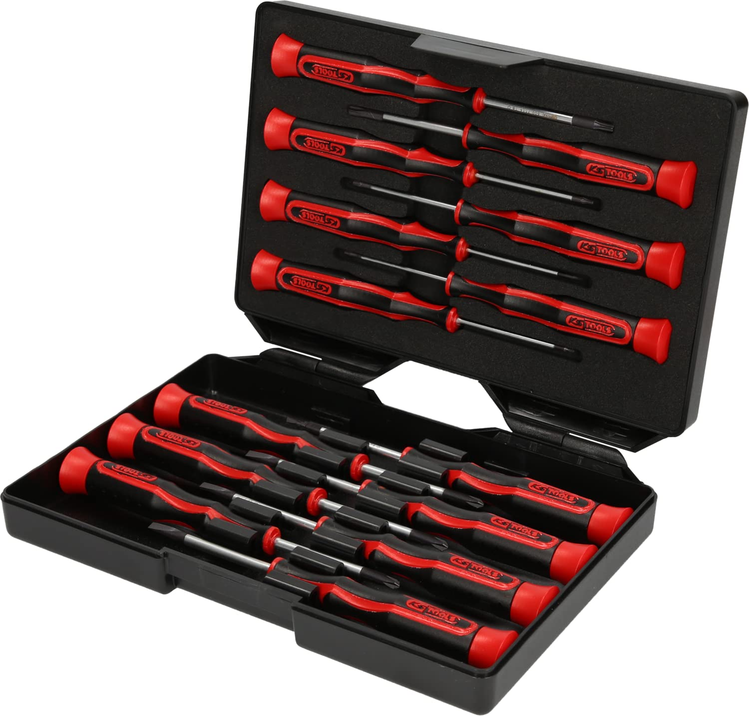 KS Tools 500.7170 Juego de destornilladores de precisión, 14 pzs